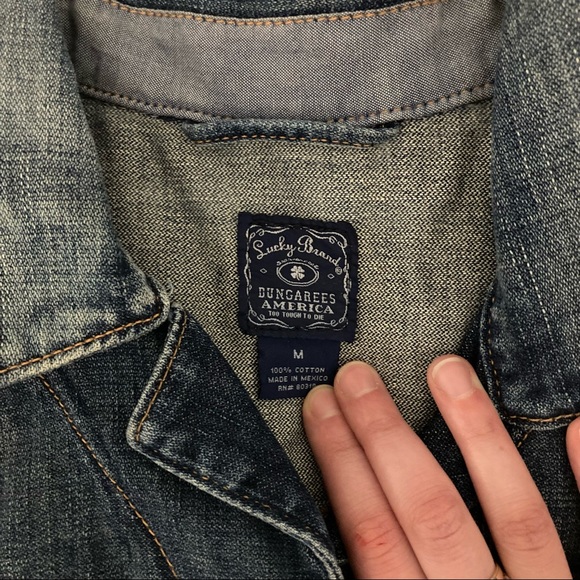 Lucky Brand jean jacket. Size medium. - Picture 3 of 3